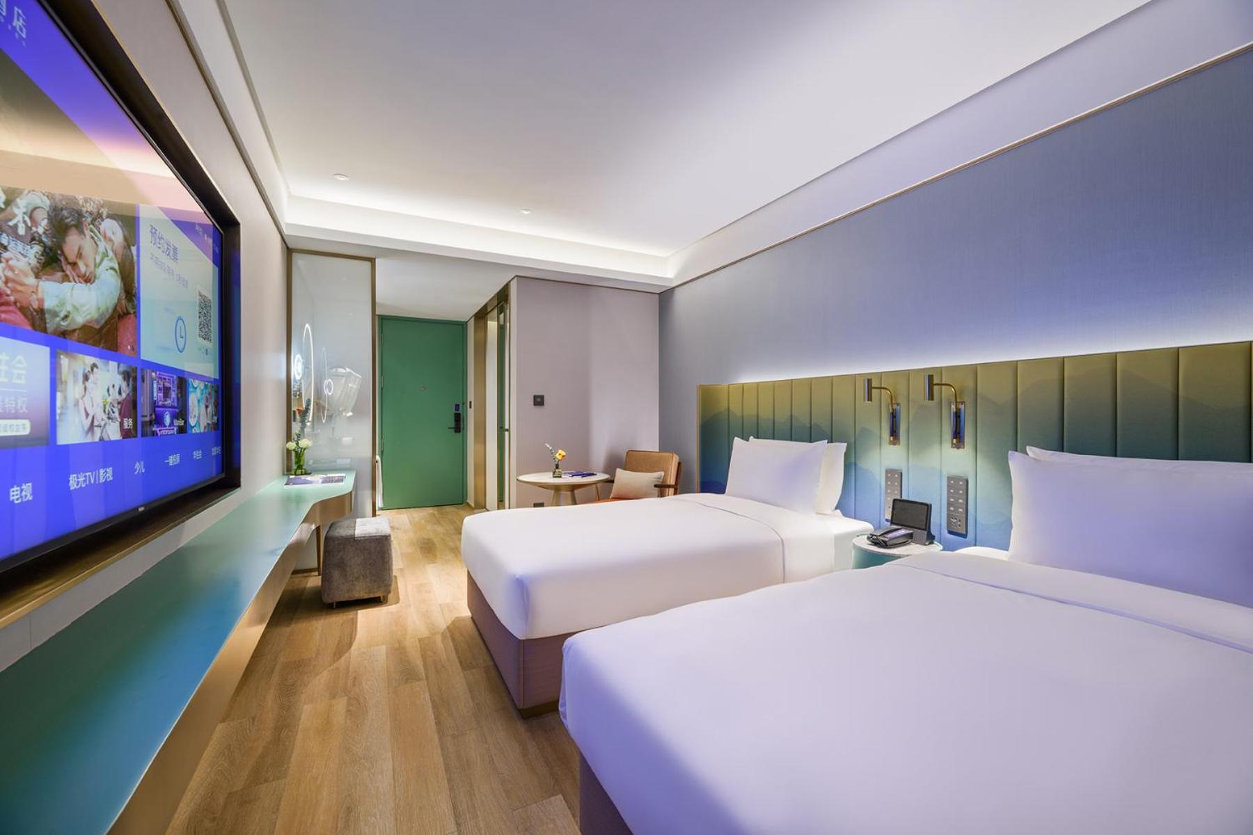 Manxin Hotel Shanghai Hongqiao Airport International Exhibition Center Bagian luar foto