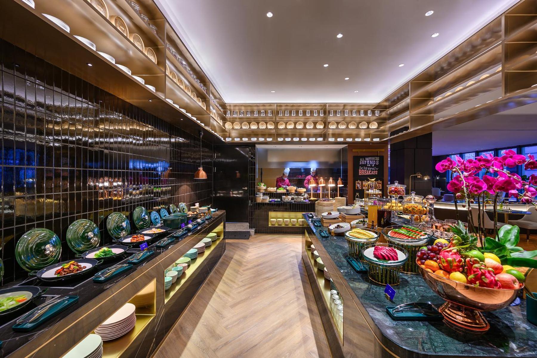 Manxin Hotel Shanghai Hongqiao Airport International Exhibition Center Bagian luar foto